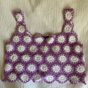 Crochet crop top